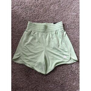 Adidas Womens Pacer Shorts Pull On Green Regular Fit Active Size XS Training
